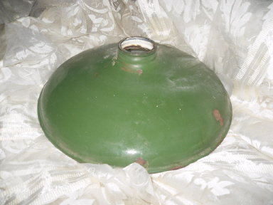 Vintage Outdoor Enamelware Light Shade