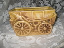 Vintage Covered Wagon Planter