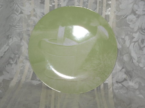Decorative Garden Water Can Porcelain Plate