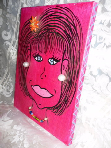 Original Modern Contemporary Art Girl Painting