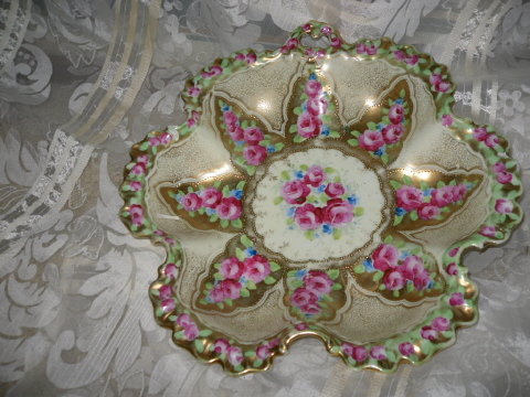 Vintage R.S. Prussia Porcelain Floral Bowl