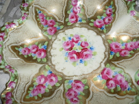 Vintage R.S. Prussia Porcelain Floral Bowl