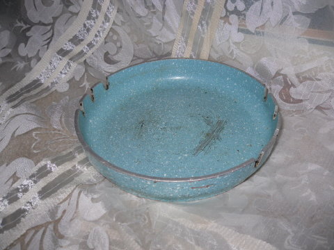 Vintage Metal Ashtray