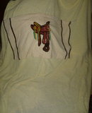 Vintage Chenille Bedspread w/Saddle