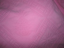 Vintage Pink Chenille Bedspread