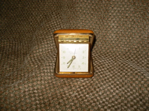 Vintage Ingraham Travel Alarm Clock