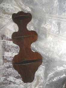 Vintage Wooden Corner Shelf