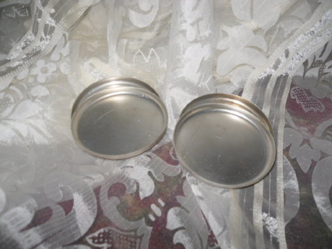 Vintage Aluminum Coaster Set