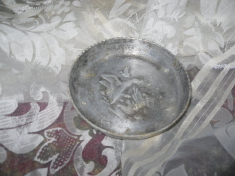 Vintage Aluminum Duck Ashtray