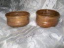 Vintage Hand Hammered Copper Bowl Set