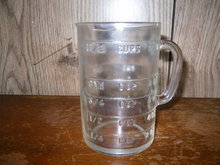 Vintage Glass Measure Cup **Book Piece**