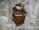 Vintage Coffee Grinder Cookie Jar