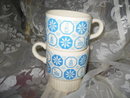 Vintage Stackable Mug Pair