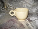 Vintage Early Ivory Fiesta Coffee Cup