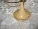 Vintage Metal Enamelware Electric Lamp