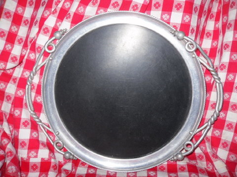 Vintage Aluminum Serving Tray