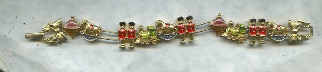 Christmas Sliding Charm Bracelet