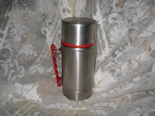 Vintage Aluminum Thermos Container