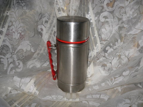 Vintage Aluminum Thermos Container