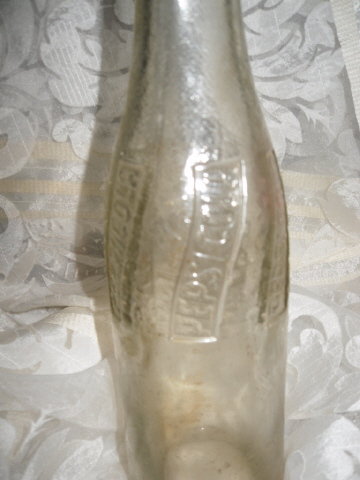Vintage Embossed Pepsi Soda Bottle
