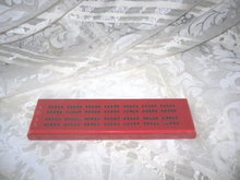 Vintage Cherry Red Bakelite Cribbage Board