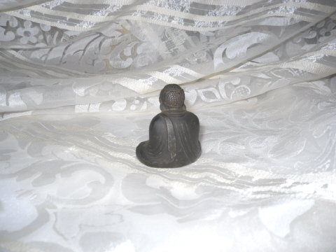Vintage Bronze Buddha Sculpture **SIGNED**