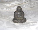 Vintage Bronze Buddha Sculpture **SIGNED**
