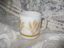 Vintage Fire King Style Wheat Coffee Mug