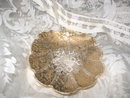 Vintage Le Mieux 24 Kt Gold Porcelain Shell Dish