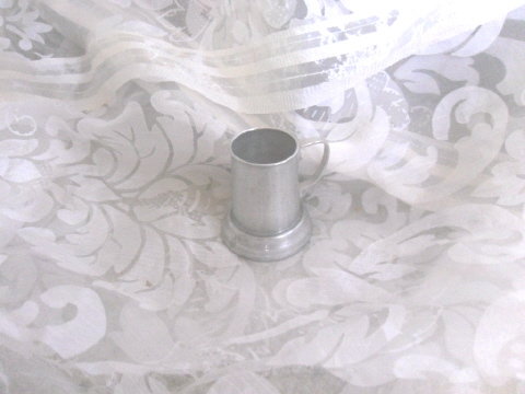 Vintage Miniature Aluminum Tankard