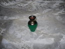 Vintage Green & Bronze Glaze Pottery Vase