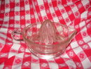 Vintage Clear Glass Reamer