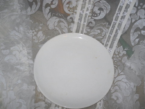 Vintage Russell Wright White Iroquois Dinner Plate