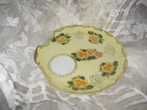 Vintage Lefton Porcelain Shell Plate