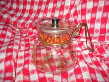 Vintage Retro Glass Coffee Carafe Server