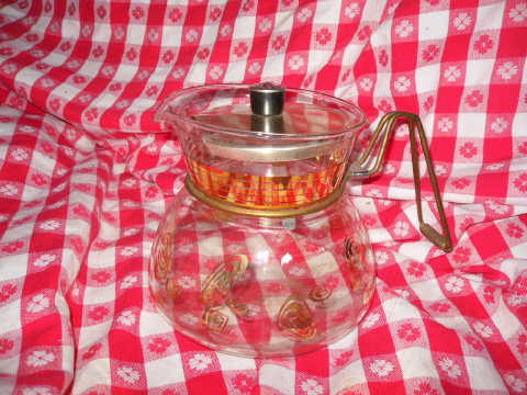 Vintage Retro Glass Coffee Carafe Server