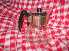 Vintage Retro Glass Coffee Carafe Server