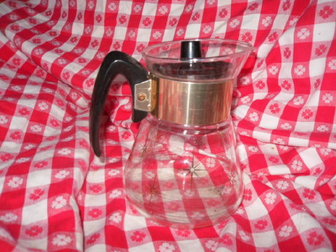 Vintage Retro Glass Coffee Carafe Server