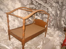 Wood Doll Bed **LOOK** Canopy Bed
