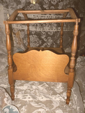 Wood Doll Bed **LOOK** Canopy Bed