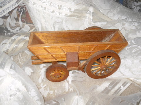 Vintage Western Wagon Planter or Decoration