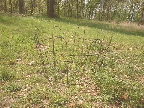 Vintage LARGE Machine Age Industrial Metal Wire Basket