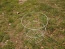 Large White Metal Wire Basket