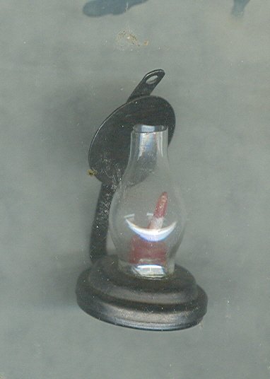 Vintage Kerosene Lamp Miniature