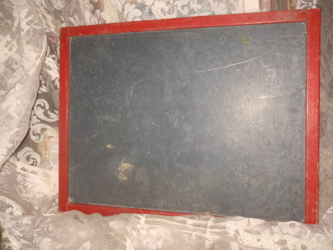 Vintage Large Children's Black Board
