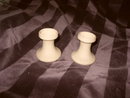 Vintage Porcelain Candleholder Pair