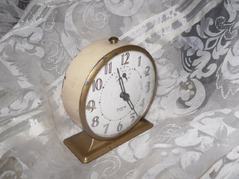 Vintage Ingraham Ace Alarm Clock
