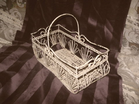 Vintage Decorative Wire Basket