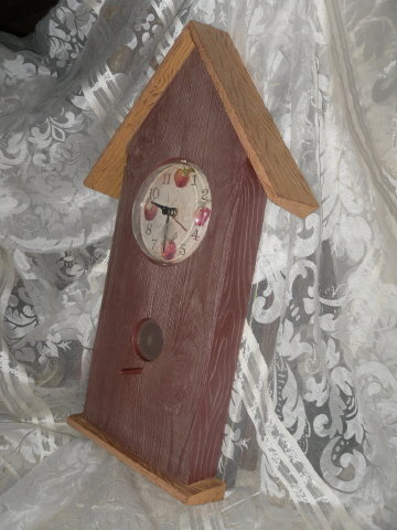 Apple Bird House Clock Home Interiors & Gifts