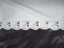 Vintage Hand Crochet Coverlet w/Crochet Lace